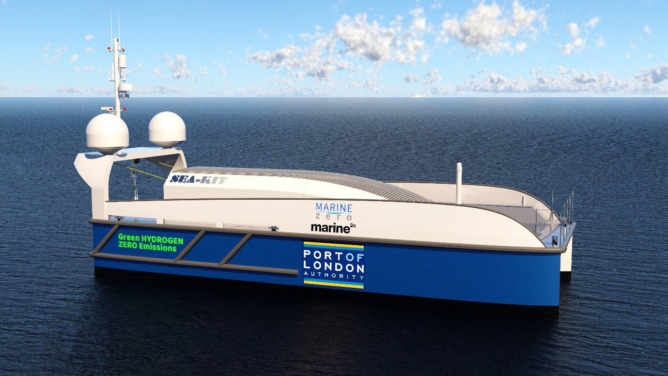 Hydrogen-fuelled uncrewed surface vessel (USV) developed for the ZEPHR (Zero Emissions Ports Hydrogen Refuelling) initiative.